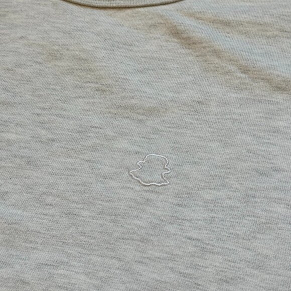 Madhappy x Snapchat Oversized Heavyweight Boxy Heather Gray T-Shirt Size M - Picture 3 of 6